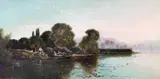 Edwin Henry Boddington, At Hurley-on-Thames, Berkshire