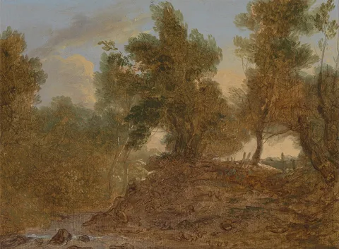Benjamin Barker, A Landscape at Wick, Gloucestershire, 'Below the Rocks'