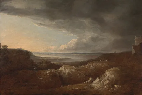 Benjamin Barker, View of the River Severn, near King's Weston, Seat of Lord de Clifford