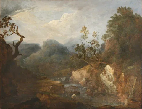 Benjamin Barker, View of a River with Rocks and Trees