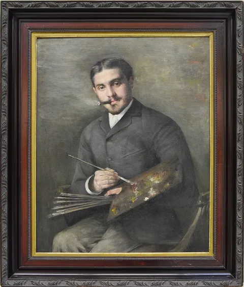 Constantin Pascali, Portrait of the Painter Simonidy