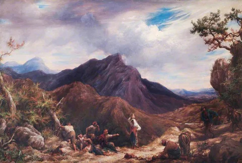 William Linnell, Travellers in the Austrian Tyrol