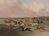 John Dalby, The Quorn Hunt in Full Cry: Second Horses, after Henry Alken