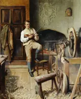 Alfred Walter Bayes, Samuel Crompton Inventing the Spinning Mule