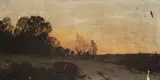 Alexander Kellock Brown, A Frosty Evening in Fen Country