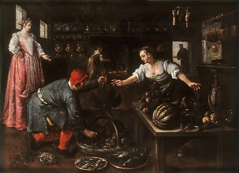Dirck de Vries, Kitchen Interior