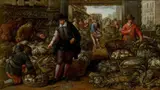Dirck de Vries, Vegetable Market in Venice