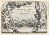 William Harcourt Hooper, The Moray Minstrels (Invitation card of Arthur James Lewis)