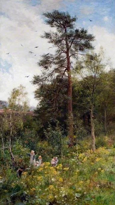 James Aumonier, A Nook In Nature's Garden