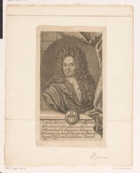 Johann Georg Mentzel, Portret van Conrad Samuel Schurzfleisch