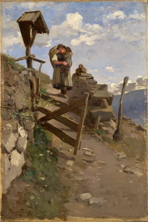 Franz Gräßel, On the Way Home