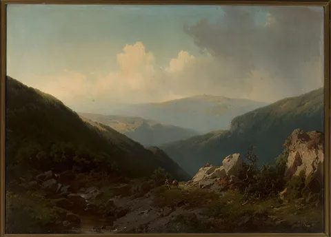 Carl Triebel, Mountain landscape