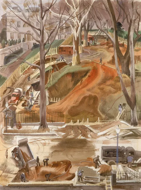 Mitchell Jamieson, Excavation at the White House
