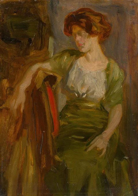 Ľudovít Pitthordt, Study of a Seated Woman