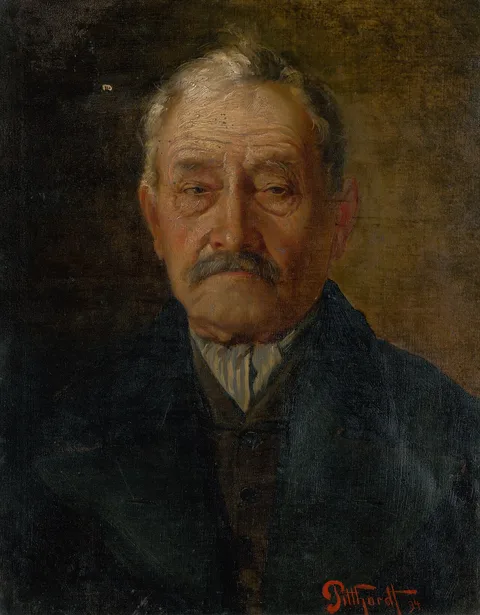 Ľudovít Pitthordt, Portrait of an Old Man