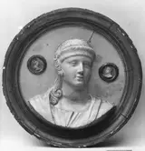 della Robbia, Bust of a Roman matron (one of a pair)