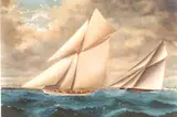 William Gay Yorke, America's Cup 1887 - Volunteer and Thistle