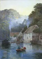 Charles Worsley, On the Dart River