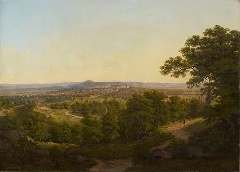 Ferdinand Zschäck, A View of Gotha