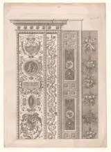 Giovanni Ottaviani, Bovenste deel van decoratieve pilaster