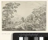 Cornelis Matthieu, Landschap met muilezeldrijver