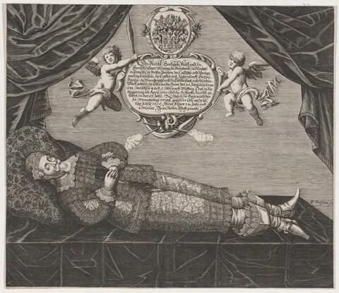 Peter Troschel, Christian, Margrave of Brandenburg-Bayreuth on his Deathbed