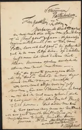 Cornelis Koppenol, Brief aan Philip Zilcken