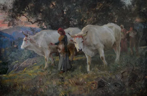 Arthur Lemon, Leading Cattle