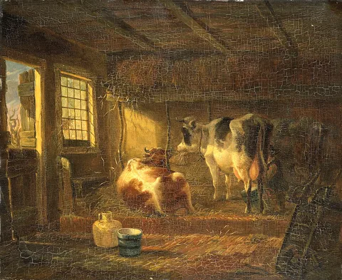 Jan Kobell, Cows in the Stable
