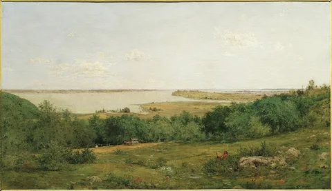 John Henry Hill, View of New York City from New Jersey