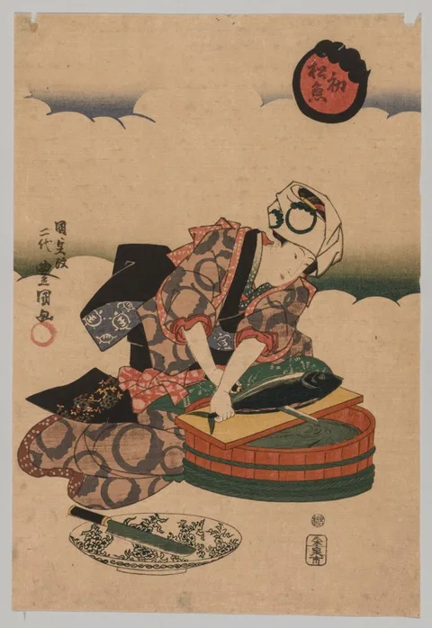 Toyokuni III, First Bonito of the Year