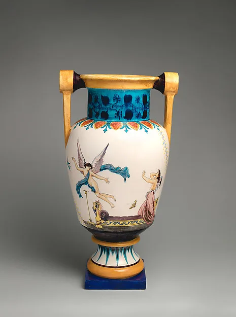 Joseph Théodore Deck, Vase with mythological scenes