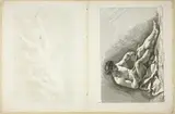 A la Manera de Jean-baptiste Perronneau, Page 46 and Page 47, from Second Livre de Figures d’Académies Gravées en Partie par les Professeurs de l’Académie Royale