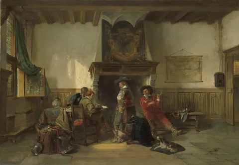 Herman ten Kate, Soldiers in a Guardsroom