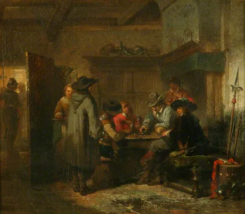 Herman ten Kate, Interior of a Dutch Inn
