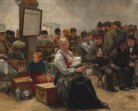 Charles Frederick Ulrich, In the Land of Promise, Castle Garden