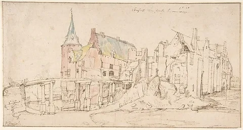 Jan Brueghel d.Ä., The Ruins of Castle Merxem, near Antwerp