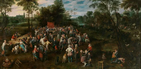 Jan Brueghel d.Ä., The Wedding Banquet