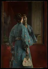 Alfred Emile Leopold Stevens, The Japanese Robe