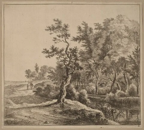 Jan Hackaert, Landscape with a Winding Road