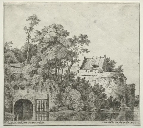 Jan Hackaert, Bourges:  The Gate to the City of Gorcum