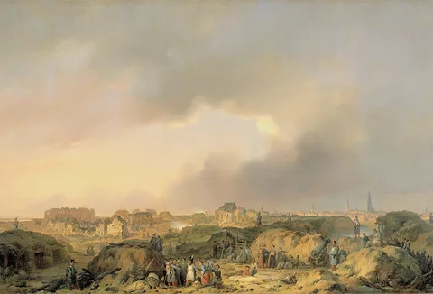Ferdinand de Braekeleer, The Citadel of Antwerp shortly after the Siege of 19 November-23 December 1832, and the Surrender of the Dutch Garisson to the French