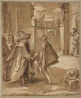 Karel van Mander, The Departure of the Prodigal Son