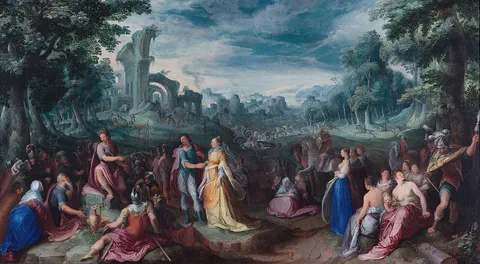 Karel van Mander, The Continence of Scipio