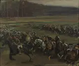 Sir Alfred James Munnings, Charge of Flowerdew's Squadron