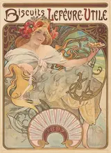 Alfons Maria Mucha, Biscuits Lefèvre-Utile