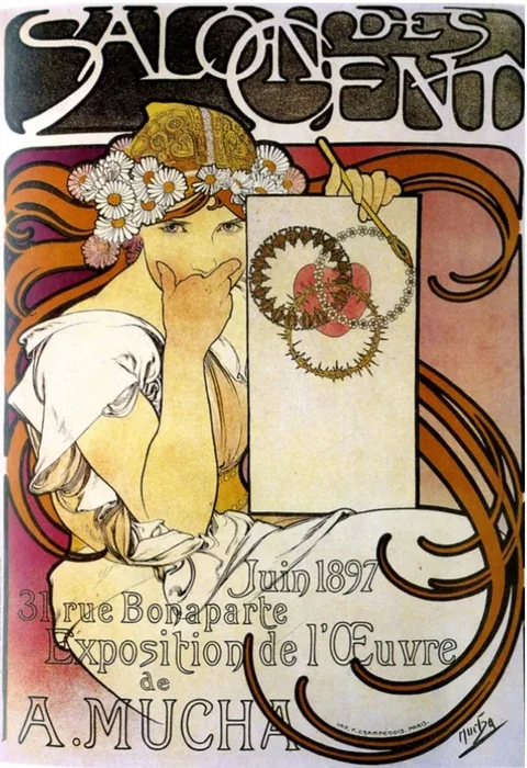Alfons Maria Mucha, Salon des cent