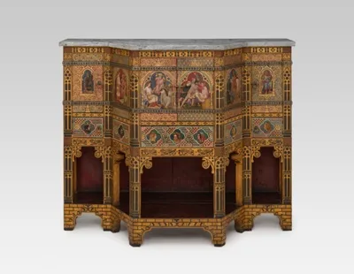 William Burges, Sideboard and Wine Cabinet