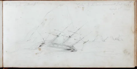 Charles Heaphy, "She'll just weather it"