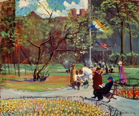 Louise Upton Brumback, May Day, Boston